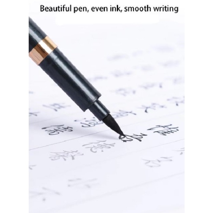 ปากกาเขียนอักษร/วาดภาพ Genvana Refillable Calligraphy pen/brush for Writing/ Drawing/ Sketching