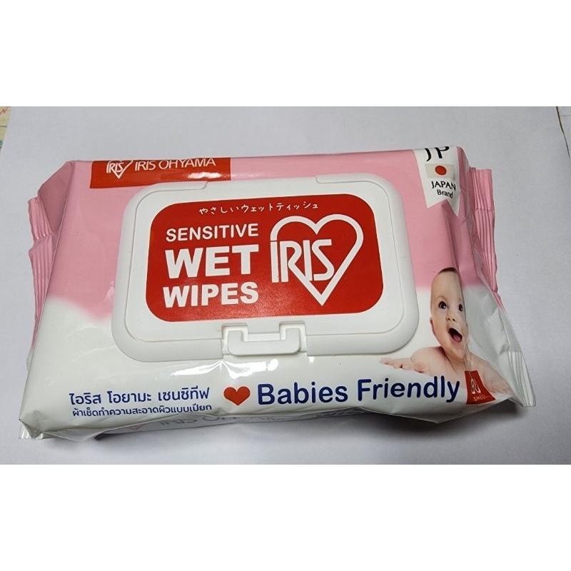 ❤️ส่งไวส่งถูก👍Baby wipes ผ้าเช็ดทำความสะอาดผิว ทิชชู่เปียก IRIS OHYAMA สูตรไม่มีแอลกอฮอล์ไม่ระคายเคื