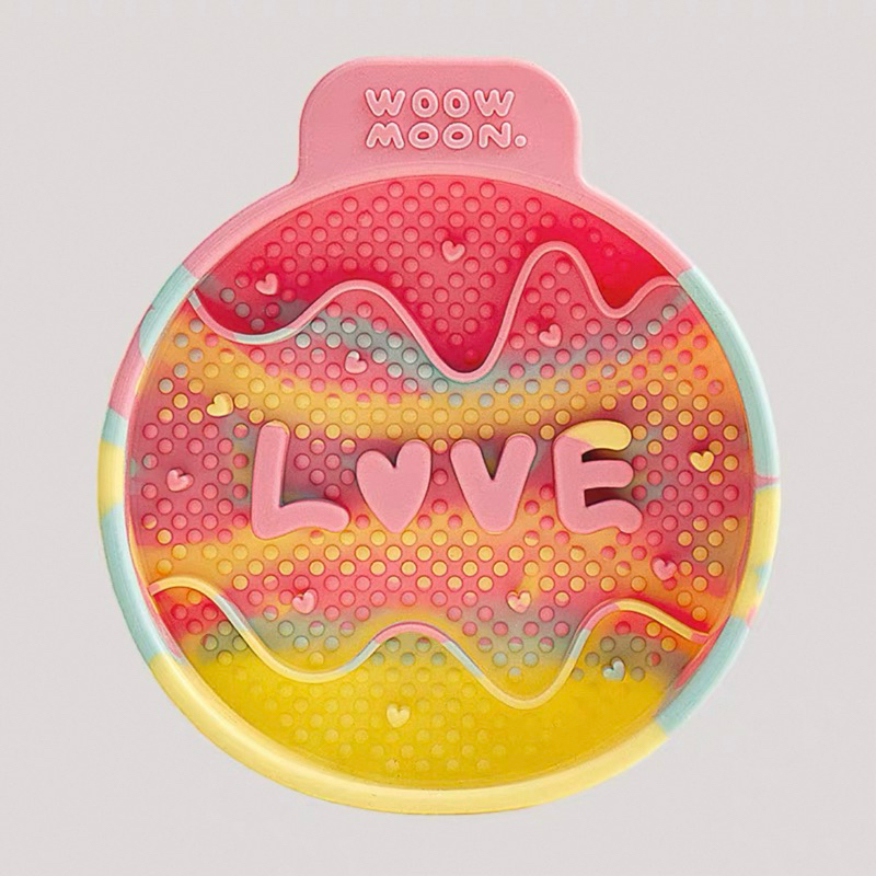 VELKYBARK [พร้อมส่ง] Woow Moon ชามกินช้า ชามซิลิโคน ชามยกสูง Slow Feeder ชามอาหารสัตว์เลี้ยง ชามอาหารสุนัข ชามอาหารแมว รูปที่ 6