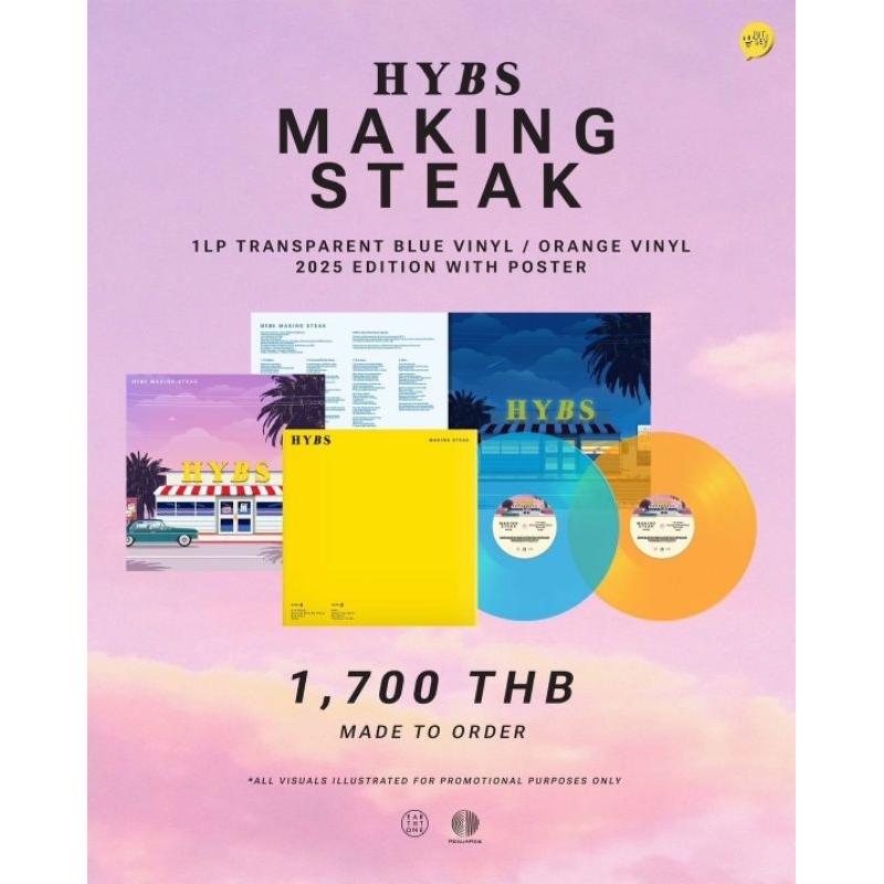 PRE ORDER Vinyl HYBS Making Steak 2025 Edition with Poster