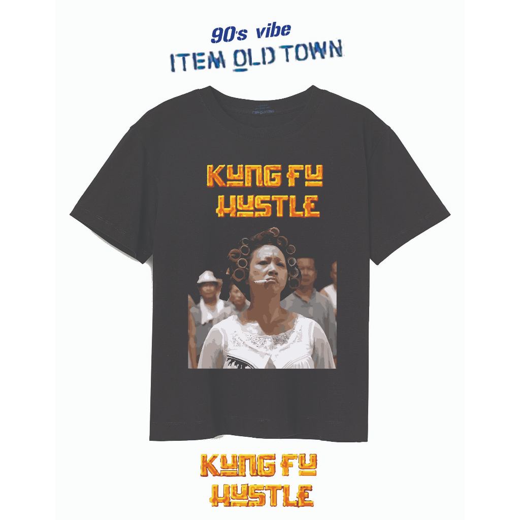 kung fu hustle เสื้อยืดวินเทจ 90  Item old town
