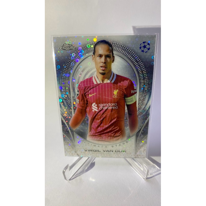 การ์ดนักฟุตบอล Virgil Van Dijk LIVERPOOL TOPPS Ultimate Stage 2025