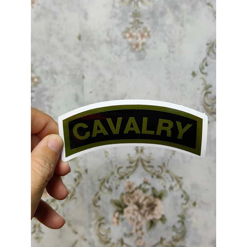Cavalry หน่วยรถถัง สติ๊กเกอแต่งรถ กันน้ำได้ ทนแดด ทนฝน สีสันสดใส ติดง่ายเช็ดล้างทำความสะอาดได้ ลอกออกง่ายไม่ทิ้งคราบกาว - รูปที่ 5