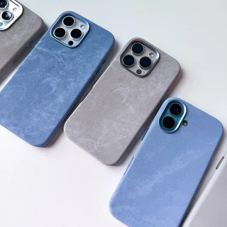 [i17] พร้อมส่ง🧵🪡 T5S191 เคสผ้าแม่เหล็ก เคสชาร์จไร้สาย เคสแข็งหุ้มผ้า เคสไอโฟน สำหรับ iPhone case12-16Plus,17Pro,17Promax