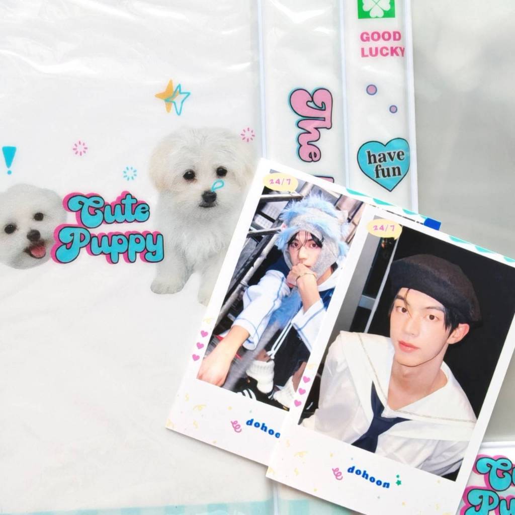 TWS - เซตรูป 2x3 นิ้ว 4 ใบ กรอบแต่ง TWENTY FOUR SEVEN WITH US kpop