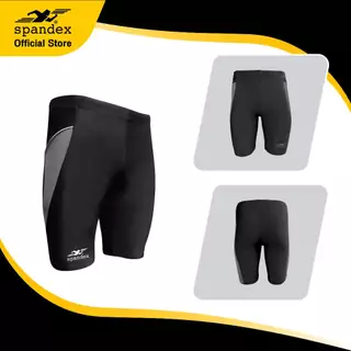 Spandex กางเกงว่ายน้ำขาสามส่วน ผ้าไม่บาง เชือก+ซับใน เนื้อผ้านุ่ม ไม่อุ้มน้ำ มียางรัดปลายขา SW202
