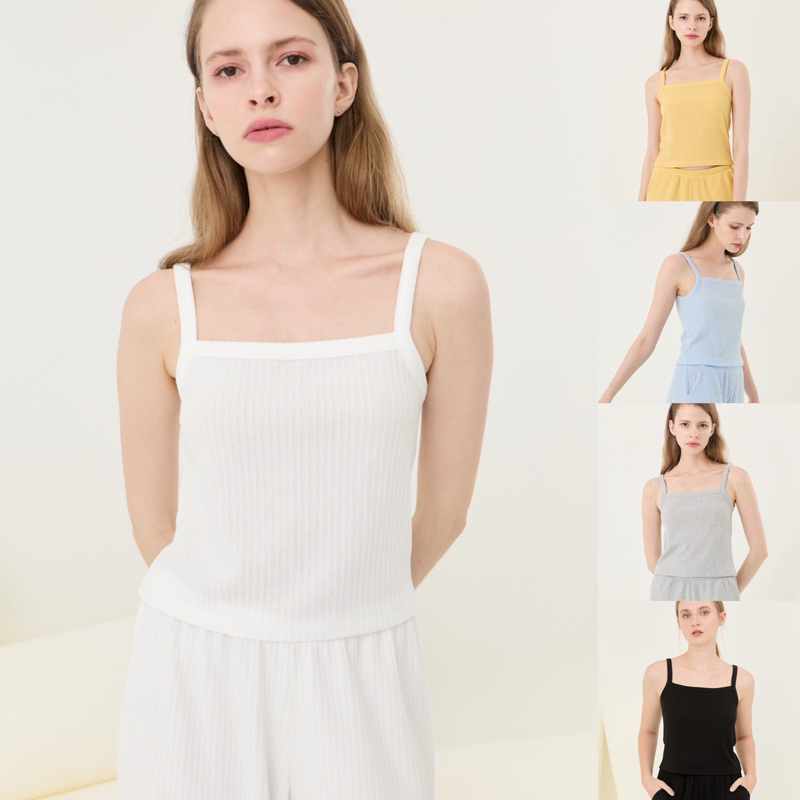 picht WANT Cami Tank เสื้อกล้ามสายเดี่ยว ผ้านิต(KNITneed collection)