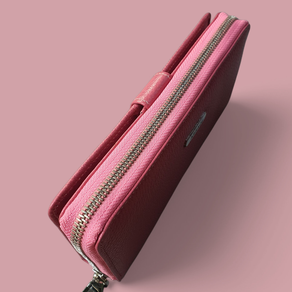 กระเป๋าสตางค์ใบยาวซิปรอบหนังแท้ AS 02 - รูปที่ 3