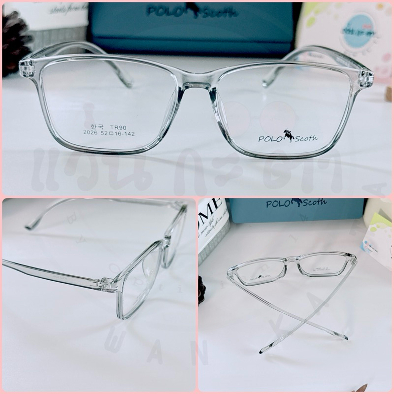 กรอบแว่นตา แว่นสายตา TR90  2026 น้ำหนักเบา แว่นกรองแสงออโต้ ตัดเลนส์สายตา - รูปที่ 6