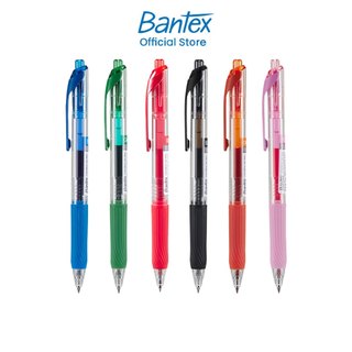 Bantex ปากกาเจล 0.5 มม. มีให้เลือก 6 สี เขียนลื่น แห้งไว ไม่ซึมเปื้อน Pentel EnerGel