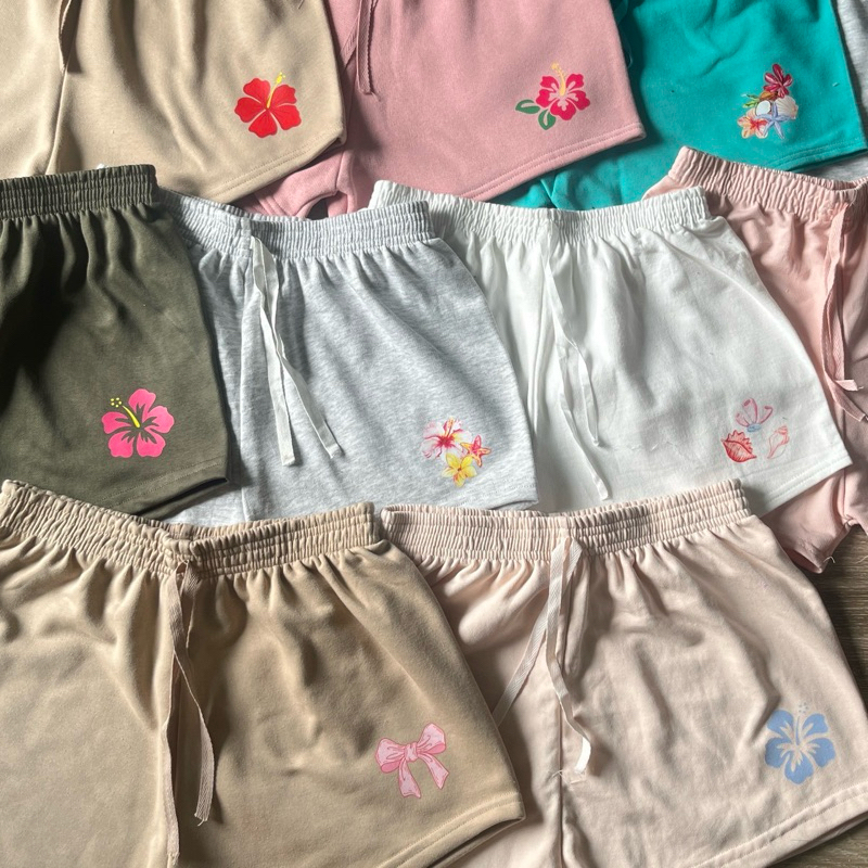 (จัดส่งตลอด 24 ชั่วโมง) พร้อมส่ง - สาวอวบใส่ได้ กางเกงขาสั้นลายการ์ตูน กางเกงใส่นอน กางเกงใส่สบาย ผ้ายืด