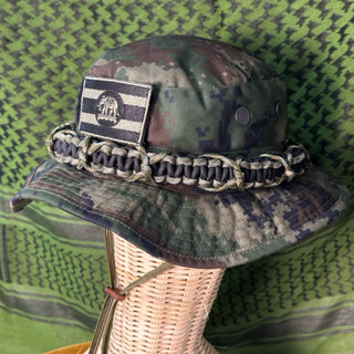 หมวกปีกถักเชือกพาราคอร์ด นาวิกโยธินพร้อมโลโก้ธงราชนาวี