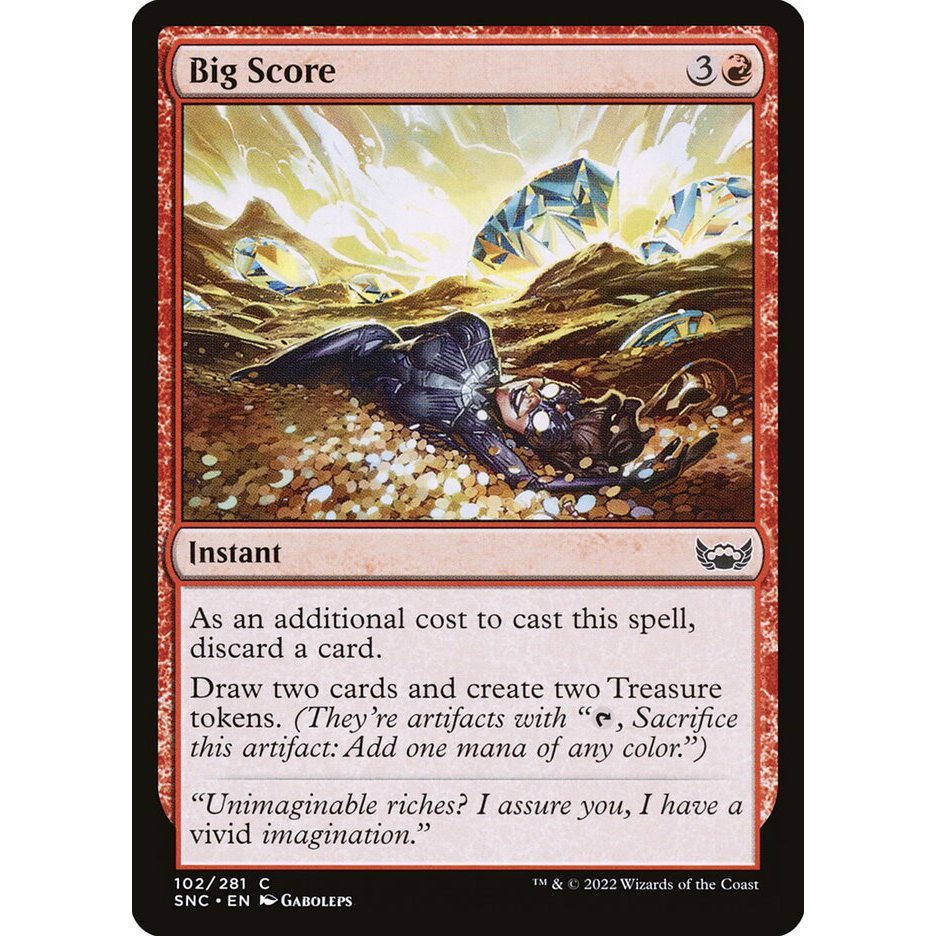 Big Score การ์ด Magic the Gathering [MTG] ของแท้