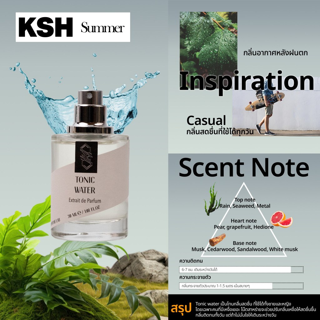 KSH Perfume - Tonic Water 30 ml