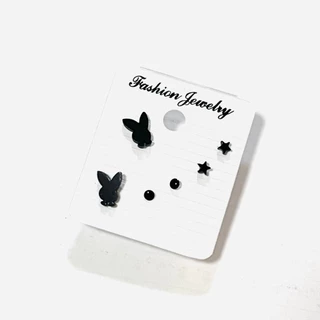 ต่างหูแฟชั่น ราคาจารย์มากก พร้อมส่ง 1 set ได้ 3 คู่ รูป correlated
