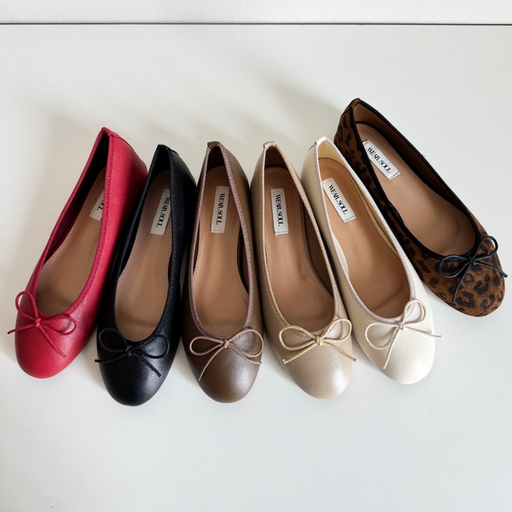 [พร้อมส่ง] WEAR.SOUL #S623-Mini Bow Flats
