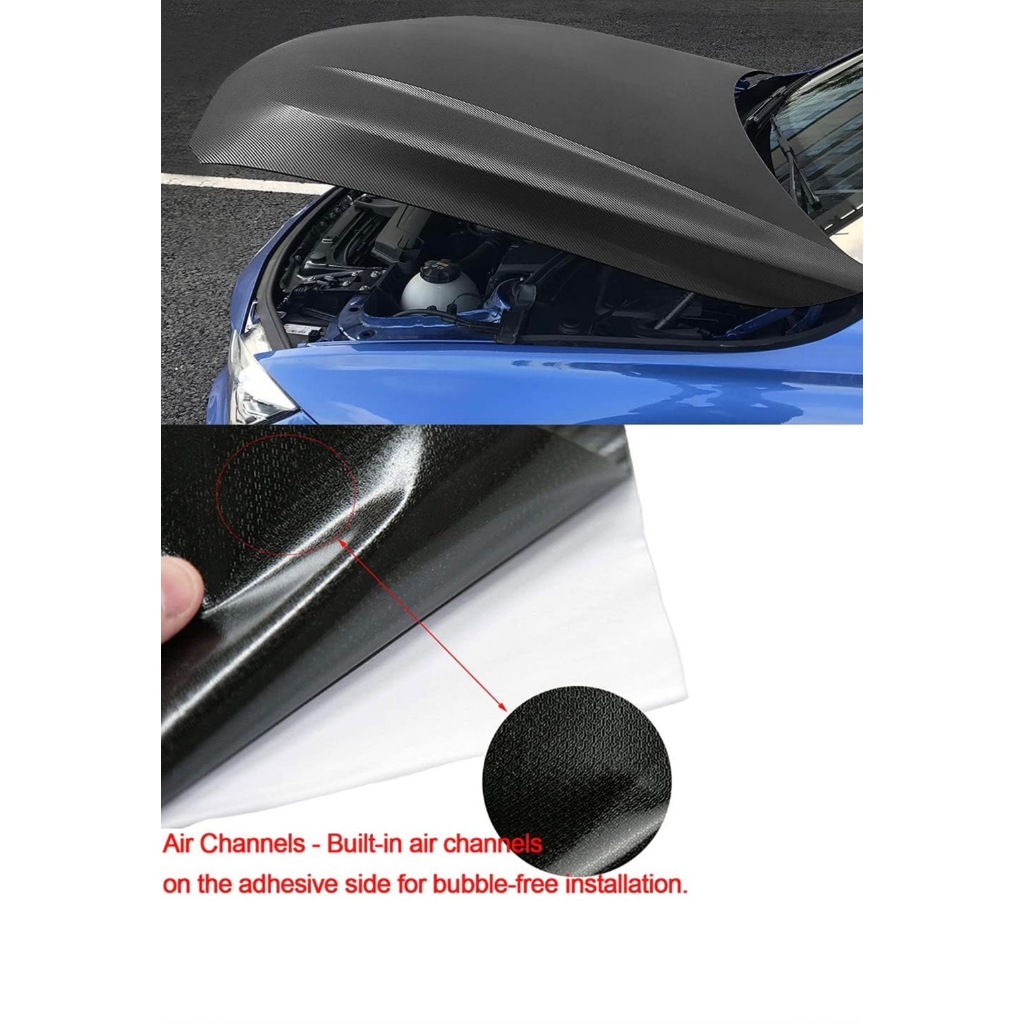 {เคฟล่าแท้ 100%}ถูกสุด(M)สติ๊กเกอร์ 27D เคฟล่าแท้ แบบเงา สีดำ สีแดง สีเงิน เงาสวยมากๆ - รูปที่ 6