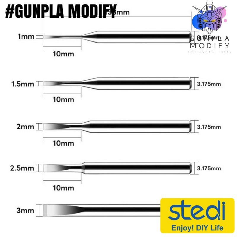 STEDI Model Spatula สิ่วตกแต่งโมเดล
