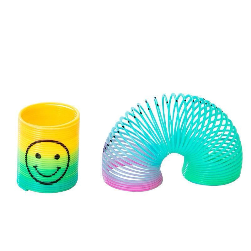 🔥【ถูกที่สุด】🔥 สปริงสายรุ้ง สปริงเด้งดึ๋ง สปริงสีรุ้ง ของเล่นเด็ก ของเล่น ของแจก ของแถม รูปหน้ายิ้ม