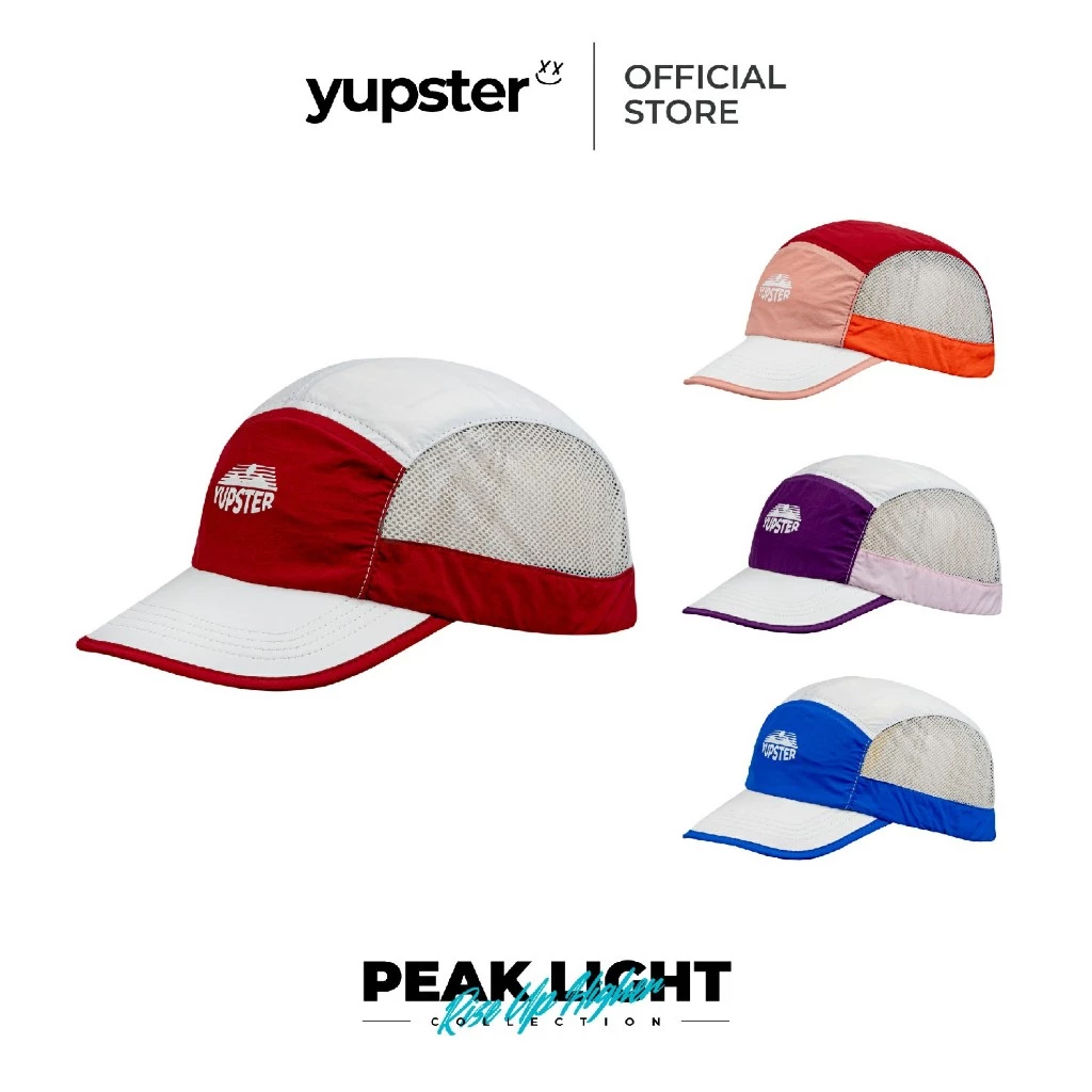 yupster หมวกวิ่ง Duckbill Cap รุ่น PEAK LIGHT : 4 สี ระบายอากาศดี จำนวนจำกัด