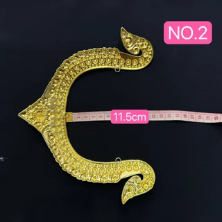 Accessoris กระบังหน้าสีทอง เงิน รมดํา สำหรับเด็ก พร้อมส่ง