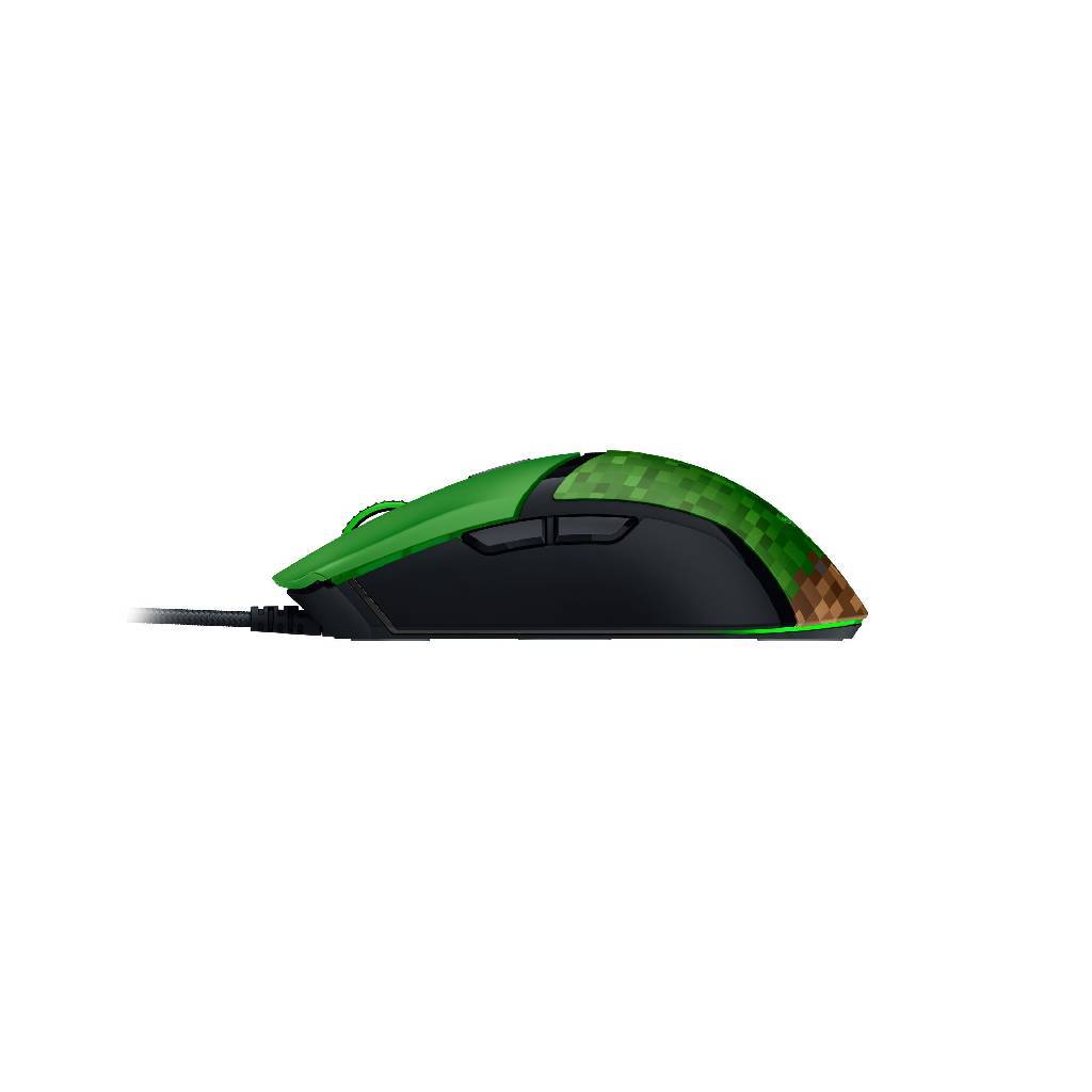 Razer Cobra – Minecraft Edition น้ำหนักเบาพิเศษ 58 กรัม สวิตช์ Razer Optical Gen-3 เมาส์เกมมิ่ง ราคา ถูกที่สุด ดีลบีเคเค แกลเลอรีภาพที่ 4