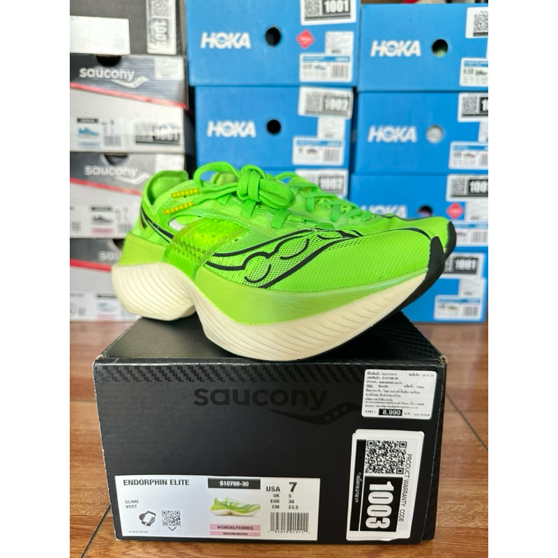 Saucony Endorphin Elite ไซส์ผู้หญิง 7 US 38 EU 23.5 CM