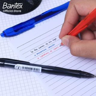 Bantex ปากกาเจล ปากกาหมึกเข้ม ปากกาเขียนลื่น หมึกชัดแห้งไว มี3สีให้เลือก คมชัด จับถนัดมือ Gel Pen