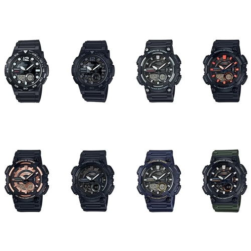 สายนาฬิกาใช้ได้กับ Casio และ Sport Watch สายดำด้าน ใช้กับรุ่น AQ-S810W,AEQ-100W,AEQ-110W,AEQ-120W,AE-1500WH,DW-291H