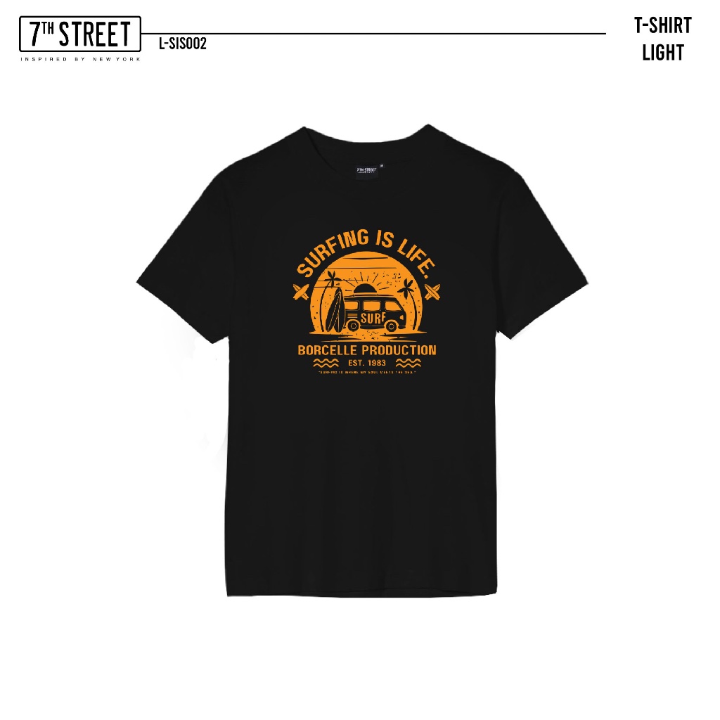 7th Street ( เซเว่นสตรีท ) เสื้อยืด รุ่น L-SIS002 7th Street Light Collection.
