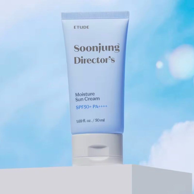 (ในไลฟ์ลด50% )*ของแท้*พร้อมส่ง*ส่งไว*Etude Soonjung Director's Moisture Sun Cream SPF50+ ครีมกันแดดอีทูดี้