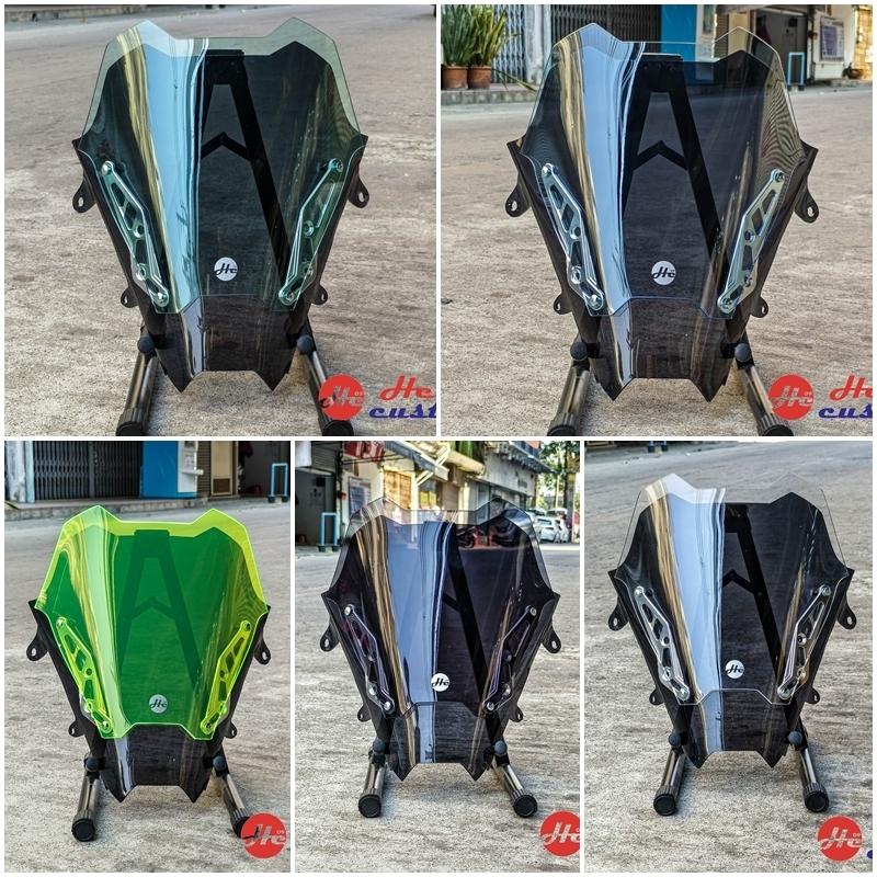 ชิวทรงซิ่ง PCX160 2025  บังไมล์ ชิวหน้าแต่ง พร้อมขา CNC PCX 160 2025