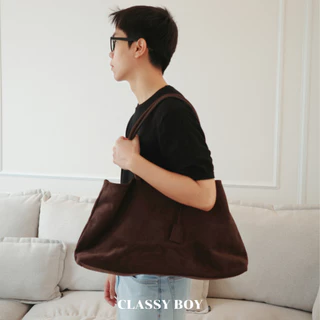 กระเป๋าถือหนังกลับสไตล์เกาหลีรุ่นแบกแบ็ก Unisex - BAK BAG CLASSY BOY