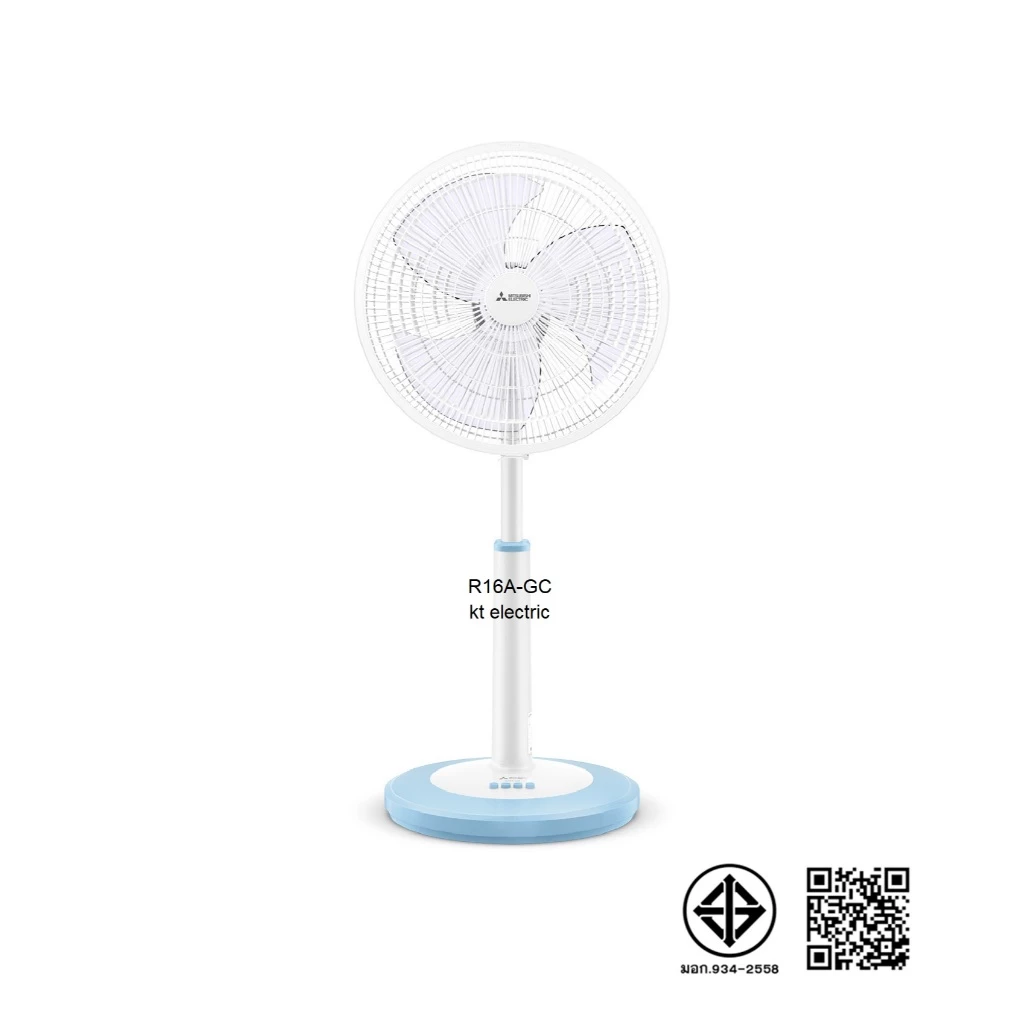 MITSUBISHI พัดลมสไลด์ พัดลมตั้งพื้นกึ่งตั้งโต๊ะ 16 นิ้ว R16A-GC R16A-GB