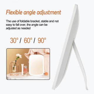Jordan & Judy กระจกแต่งหน้า LED Makeup Mirror กระจกตั้งโต๊ะ มีไฟ LED พกพาสะดวก พับได้ ความคมชัดสูง