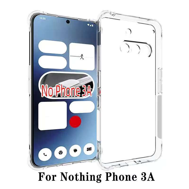 Nothing Phone 3A/Nothing Phone 3A Pro(พร้อมส่งในไทย)เคสTPUใสกันกระแทกแบบคลุมกล้องNothing Phone(3a)/N