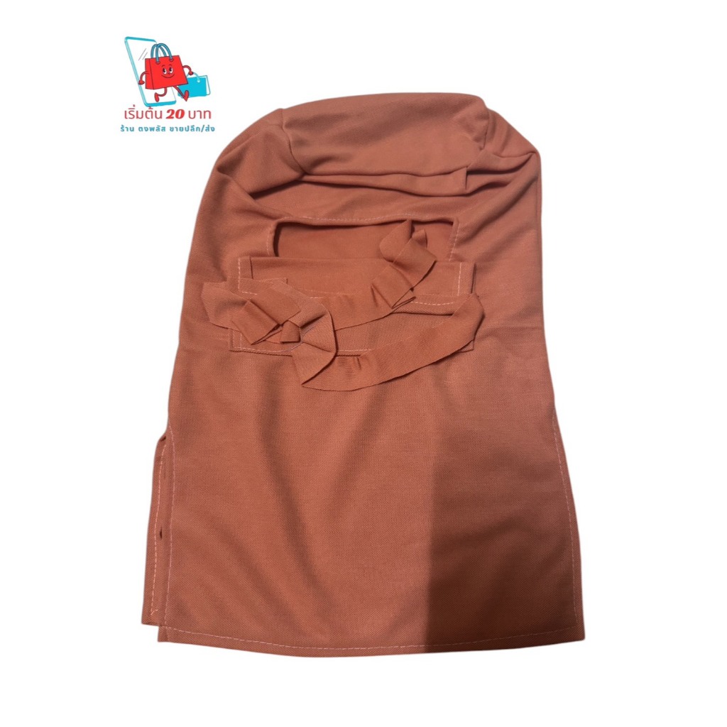 ✨ หมวกโม่งคลุมหัวแบบเต็มใบ ผลิตจากผ้านุ่ม ยืดหยุ่นดี สวมใส่สบาย มีให้เลือก 8 สี - รูปที่ 3