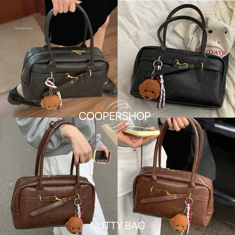 Coopershop | Nutty Bag #พร้อมส่ง กระเป๋าสะพายแต่งเข็มขัด 🚪🧸