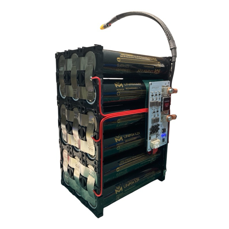 LiFePO4 Battery  6s 45ah BMS 6s 60a + Active balance 1.5a