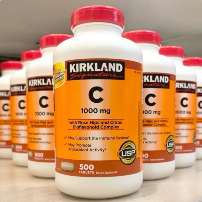 🔥🔥Exp.09/2028 Kirkland Vitamin C 1000 mg 500 เม็ด