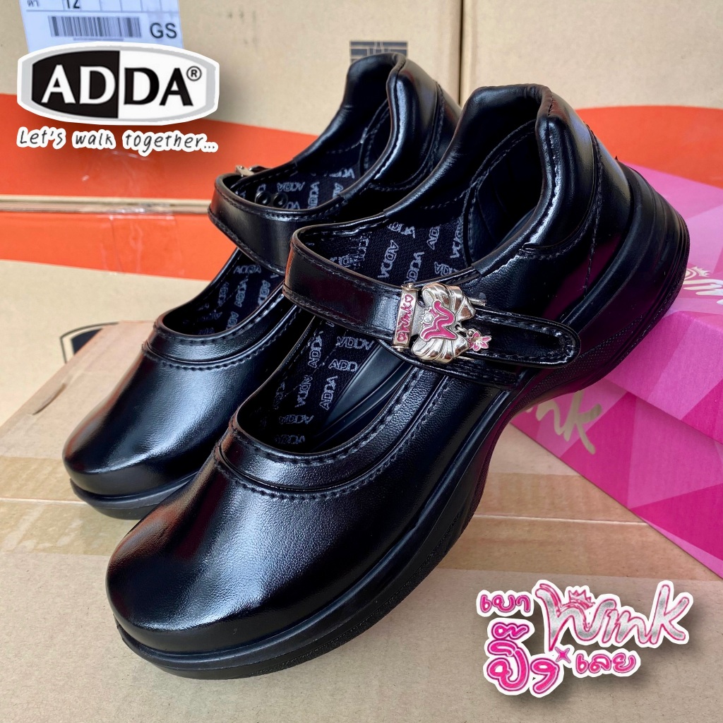 ADDA Wink รองเท้านักเรียนหญิง รุ่น 41T01 ขนาด 34-43 พร้อมส่ง!!