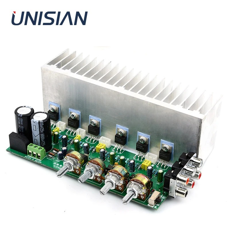 UNISIAN LM1875 5.1 Channel Audio Amplifier Board 6*25W 6 channels Surround Center Subwoofer Power Am