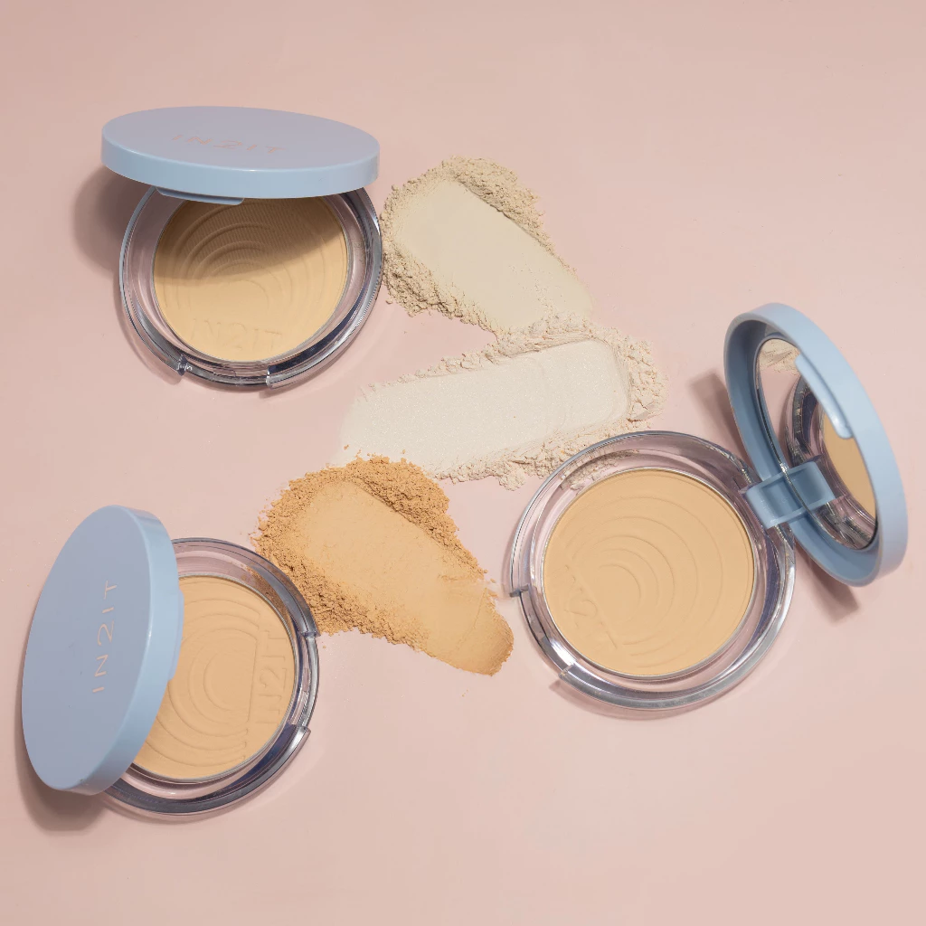 IN2IT UV Shine Control Sheer Face Powder - SCP01 สี SOFT BEIGE thumbnail 3