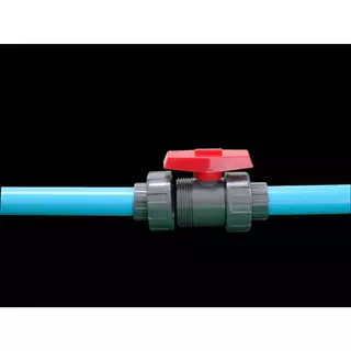 บอลวาล์วยูเนี่ยน PVC BALL VALVE UPVC UNION 4หุน (1/2นิ้ว)