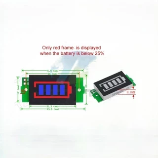 โมดูลทดสอบความจุแบตเตอรี่ลิเธียม 1-8S 1S 2S 3S 4S 3.7V จอแสดงผล 4.2V Li-ion สําหรับยานพาหนะไฟฟ้า L290
