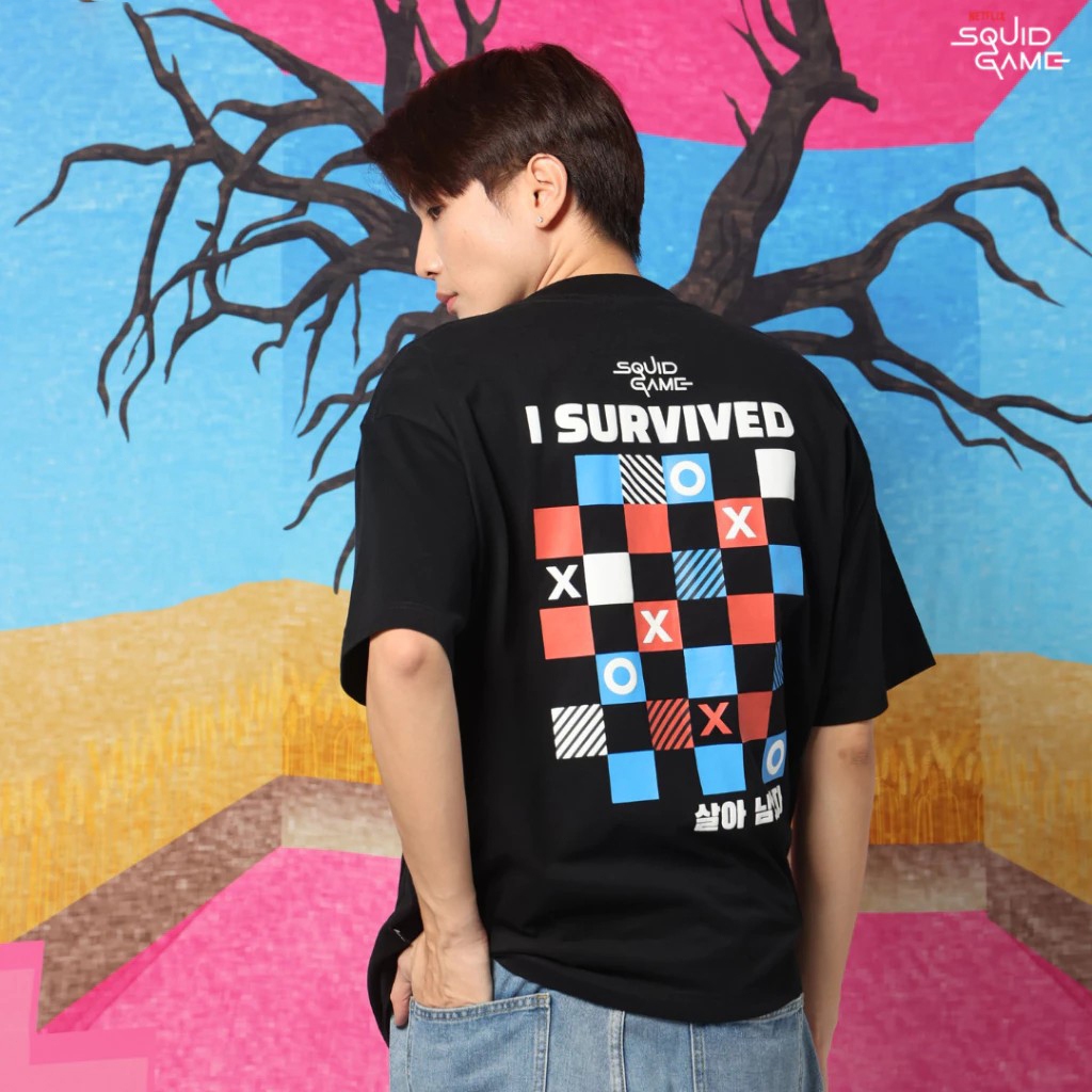 Squid Game //Oversized BOXY// - เสื้อโอเวอร์ไซส์ผู้ใหญ่ สควิดเกม S-3XL
