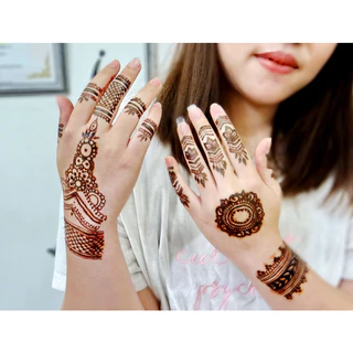 สีเพ้นท์เฮนน่า Henna : สีน้ำตาล แบบโคน ขนาด 25 กรัม