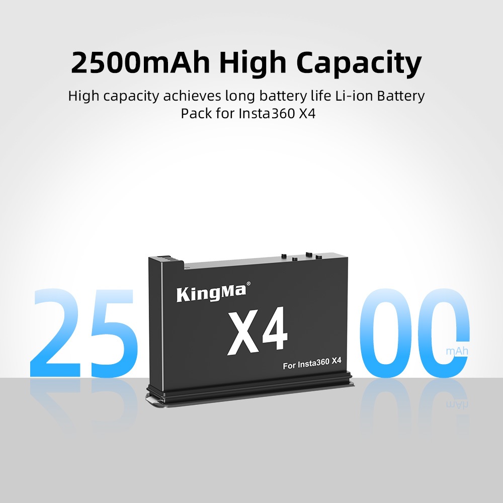 Kingma Insta360 One X4 แบตกล้อง แท่นชาร์จ [ประกันศูนย์ 1 ปี]
