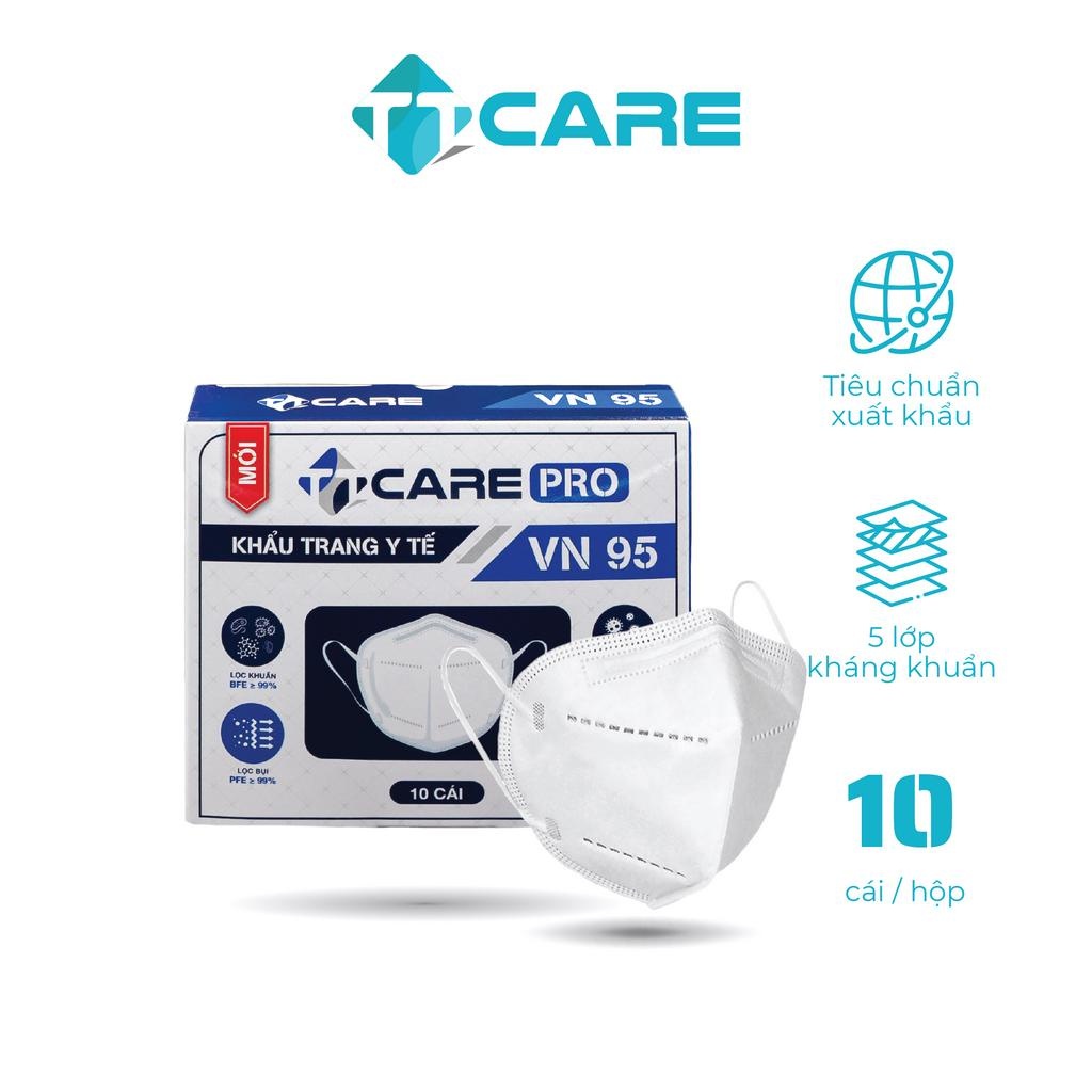 หน้ากากอนามัย TT CARE PRO VN95 MASK 1กล่อง10ชิ้น