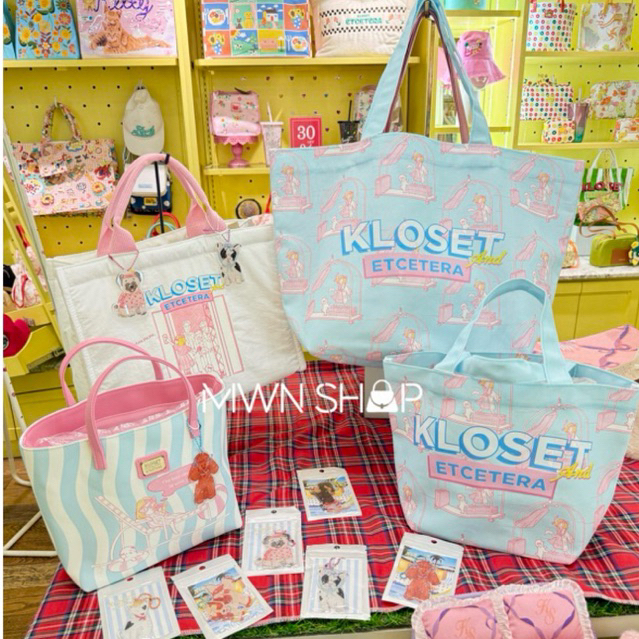 Kloset กระเป๋า มีโค้ดลด30% stayktion, abba, paws and pool new collection ของแท้จากชอป